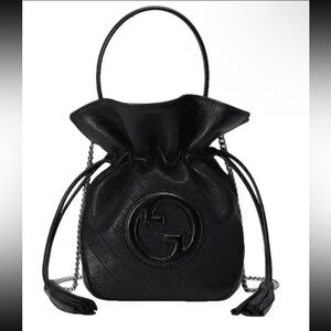 Gucci Black Mini Drawstring Bag